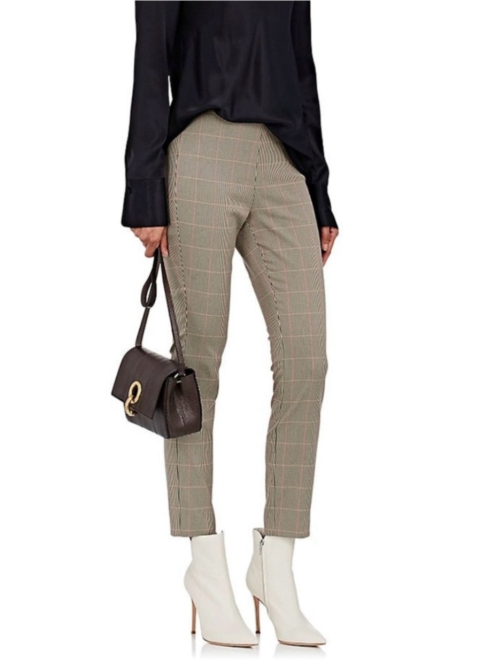 NWT! Rag & Bone Camel Plaid
Simone Skinny Pant Camel Black 10 Career